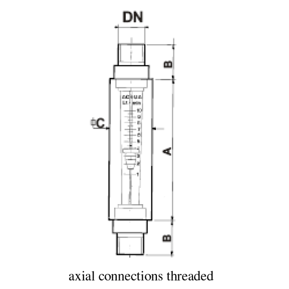 axial connections threaded